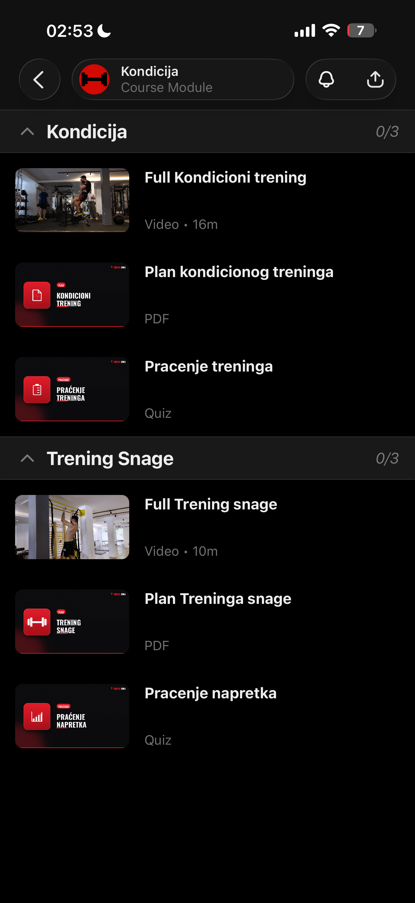 KONDICIJA & TRENING SNAGE preview
